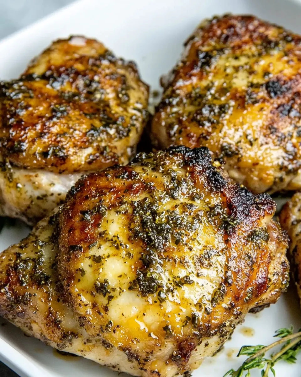 Easy Marinated Chicken Thighs picture