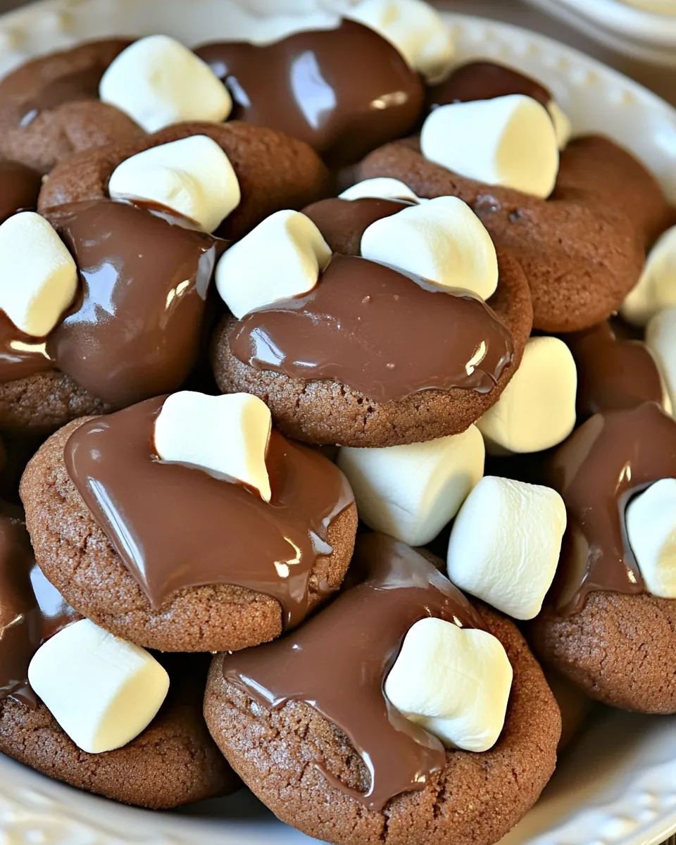 Homemade Marshmallow & Chocolate Cookies photo