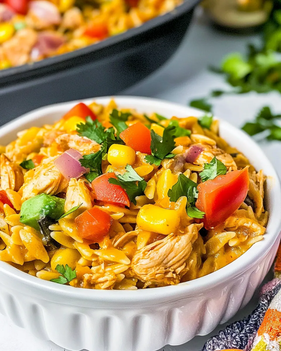 Easy Mexican Chicken Orzo photo