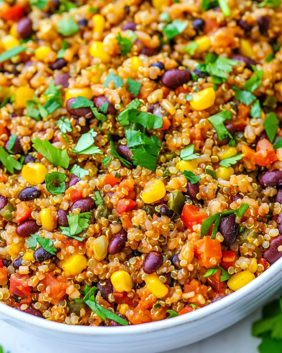 Homemade Mexican Rice, Beans, and Quinoa Medley photo
