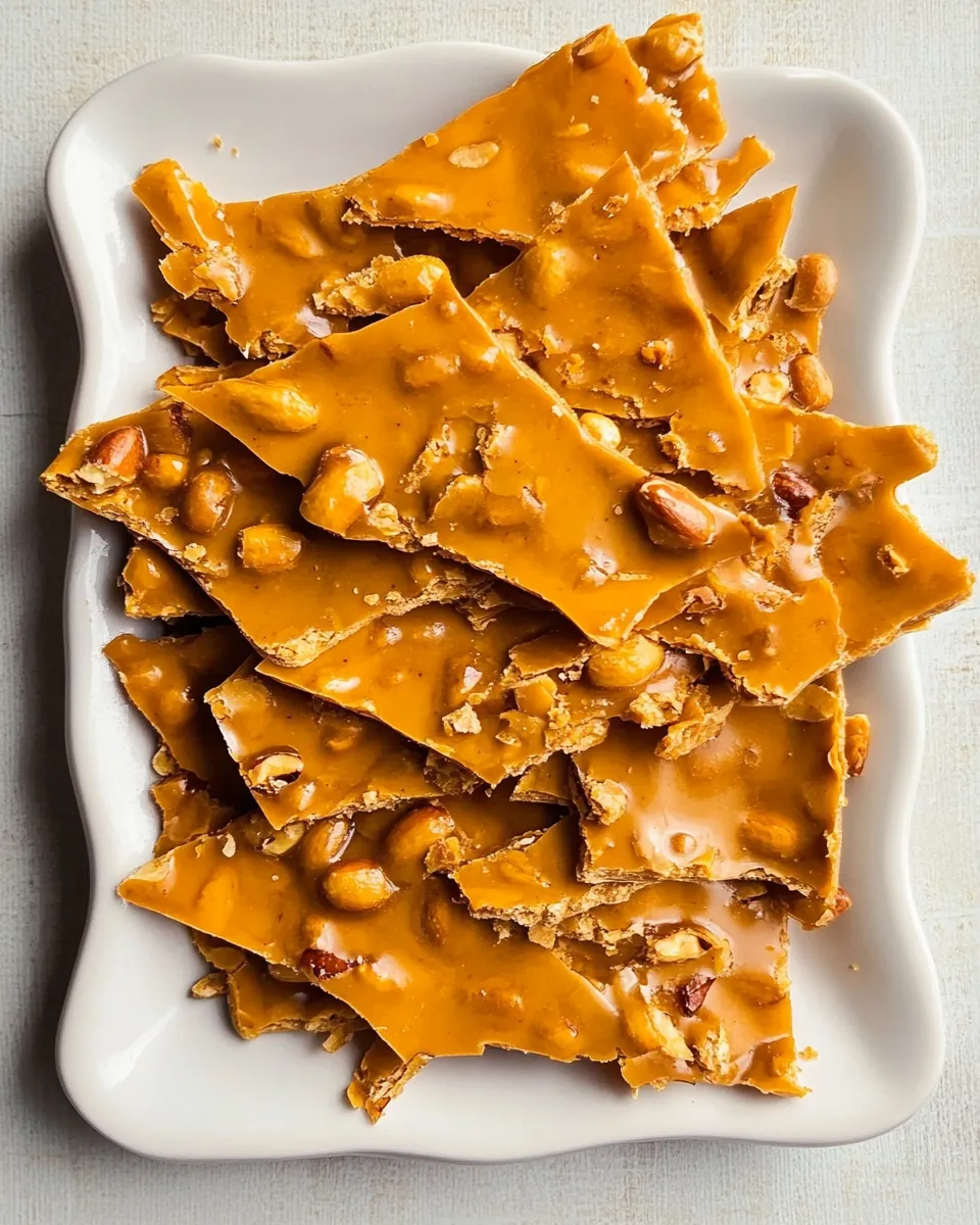 Classic Microwave Peanut Brittle recipe image