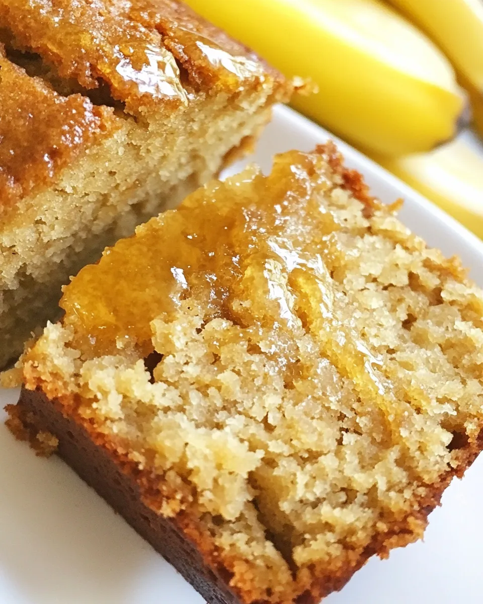 Homemade Milk and Honey Banana Bread photo