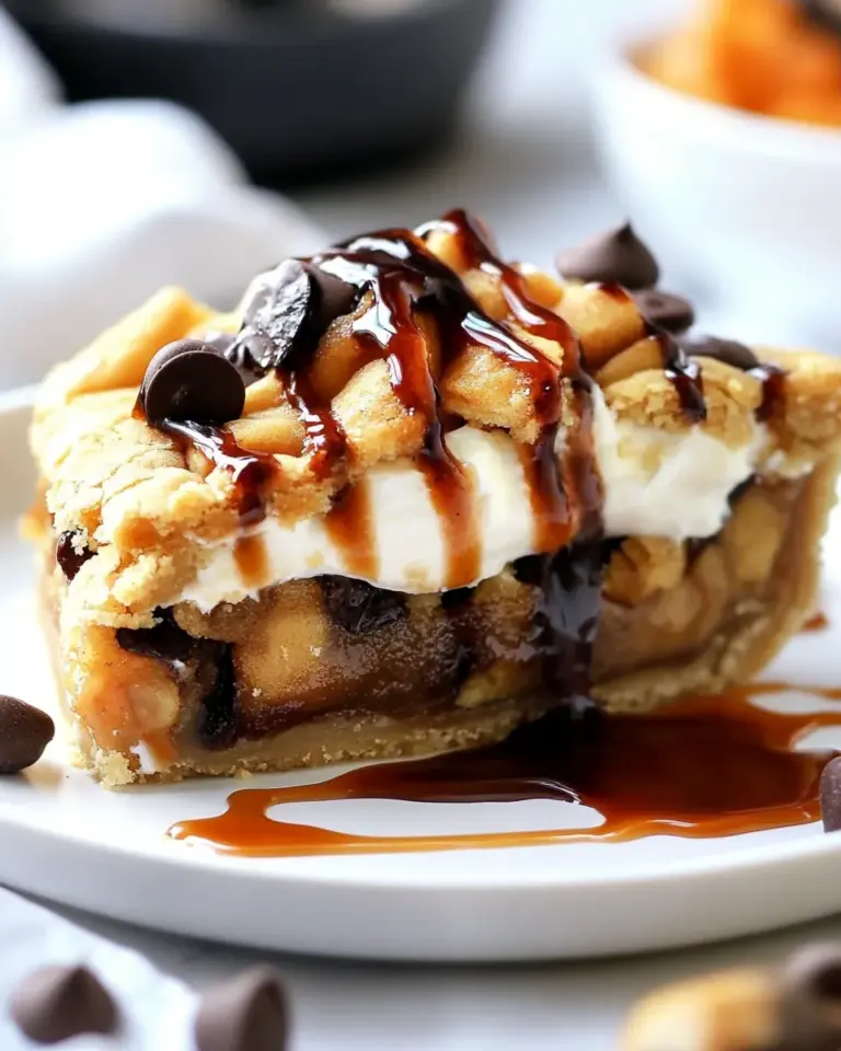 Homemade Million Dollar Cookie Pie photo