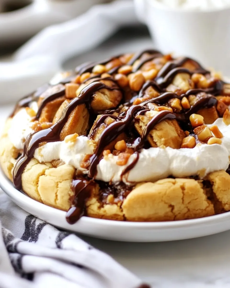 Easy Million Dollar Cookie Pie shot