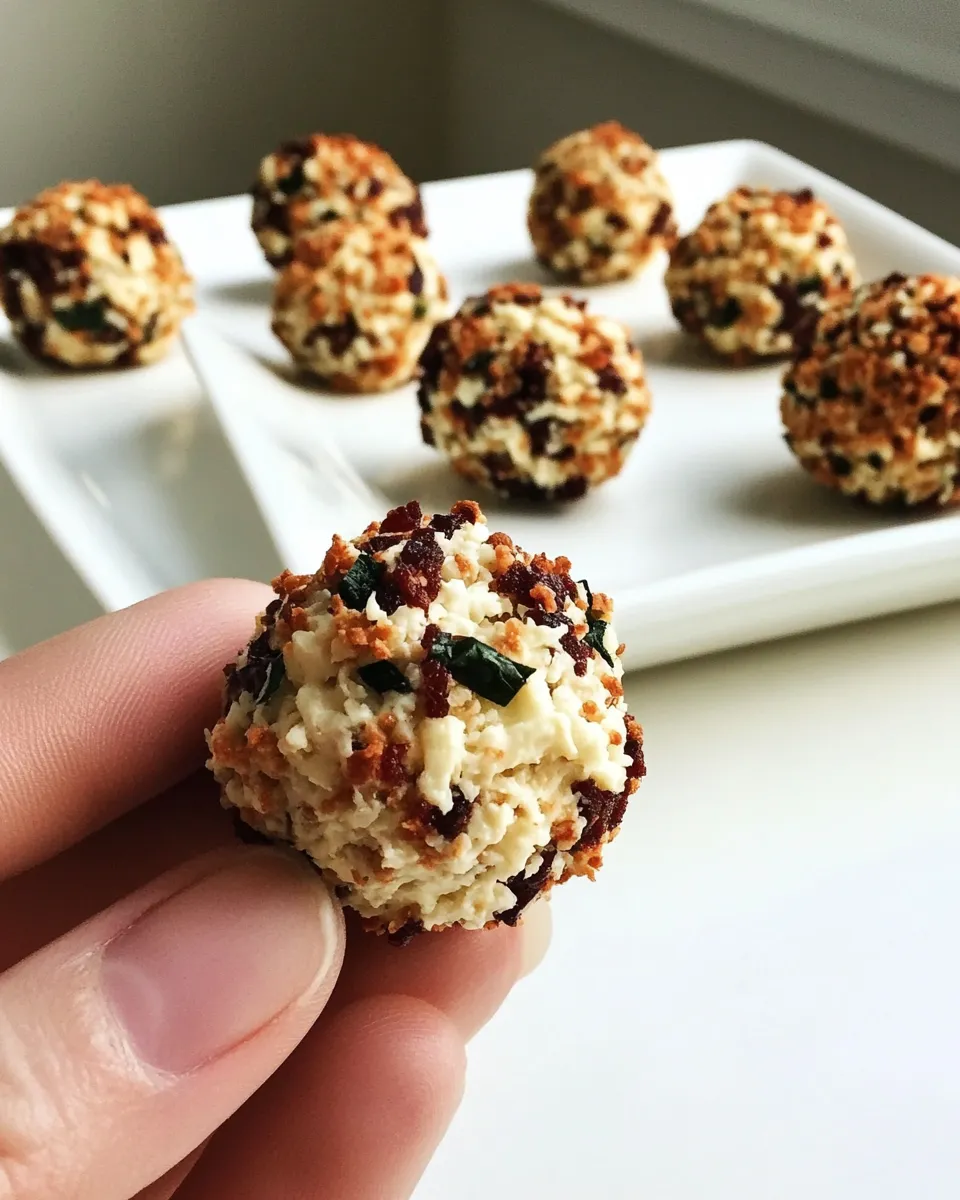 Delicious Mini Cheese Ball Bites shot