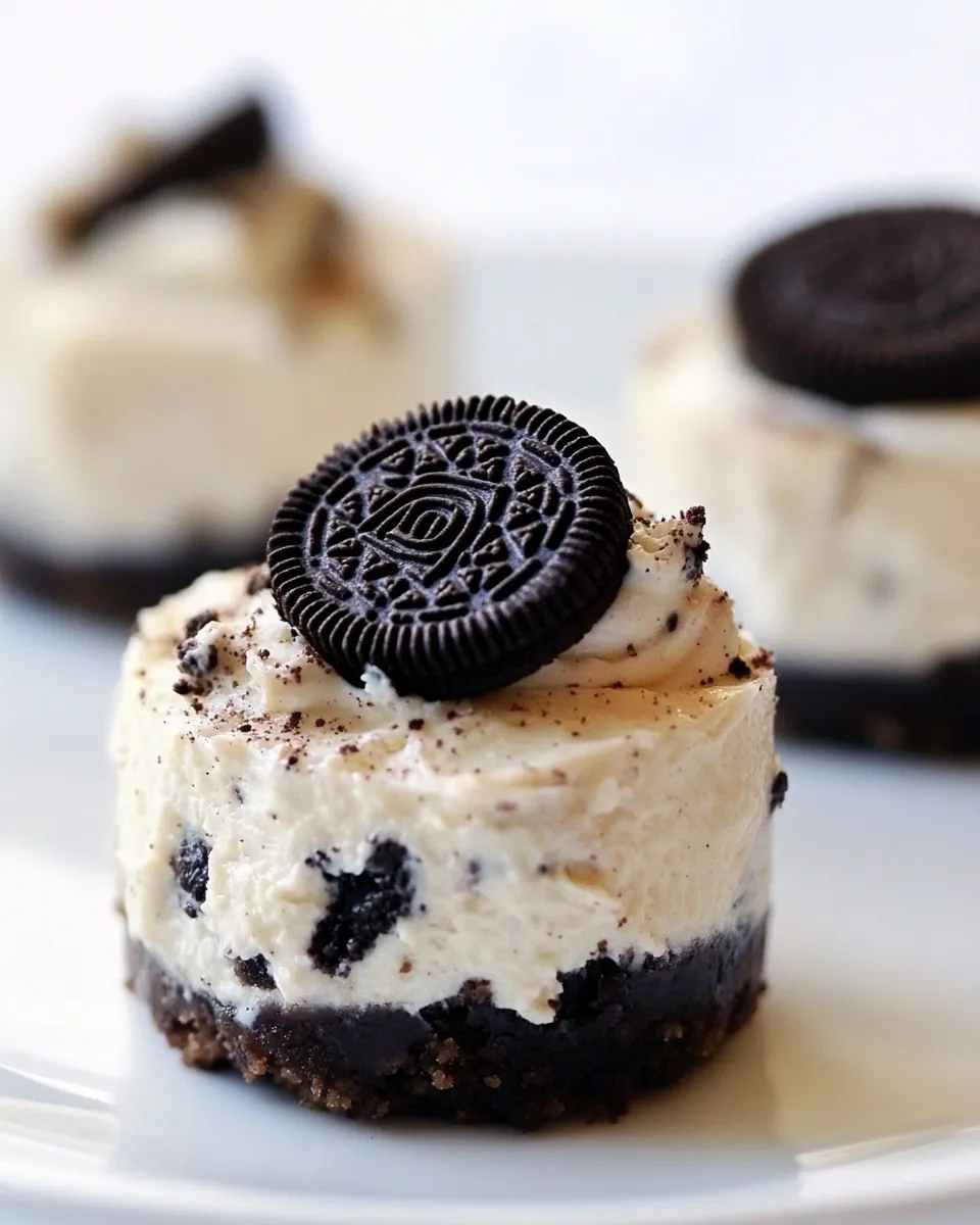 Classic Mini Oreo Cheesecakes image