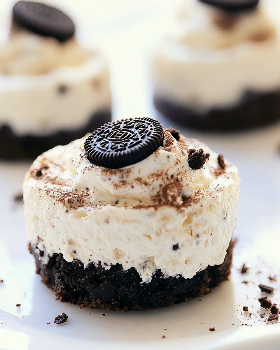 Easy Mini Oreo Cheesecakes picture