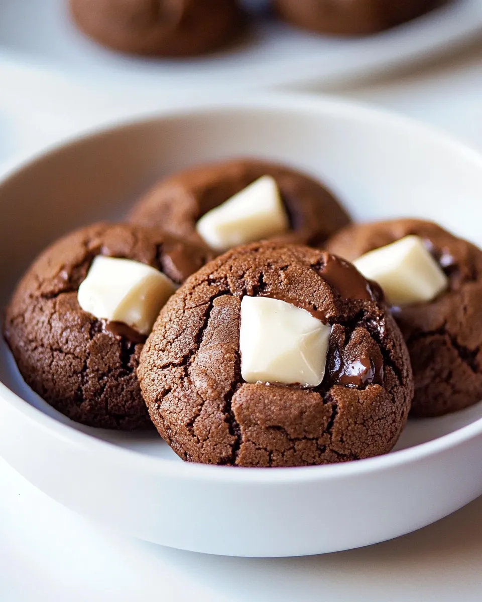 Easy Miniature Hot Chocolate Cookies picture