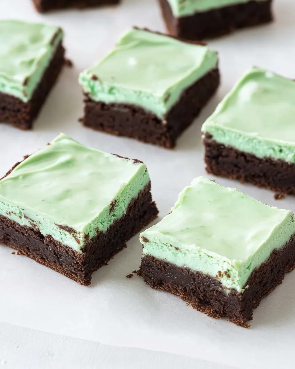Classic Mint Brownies image