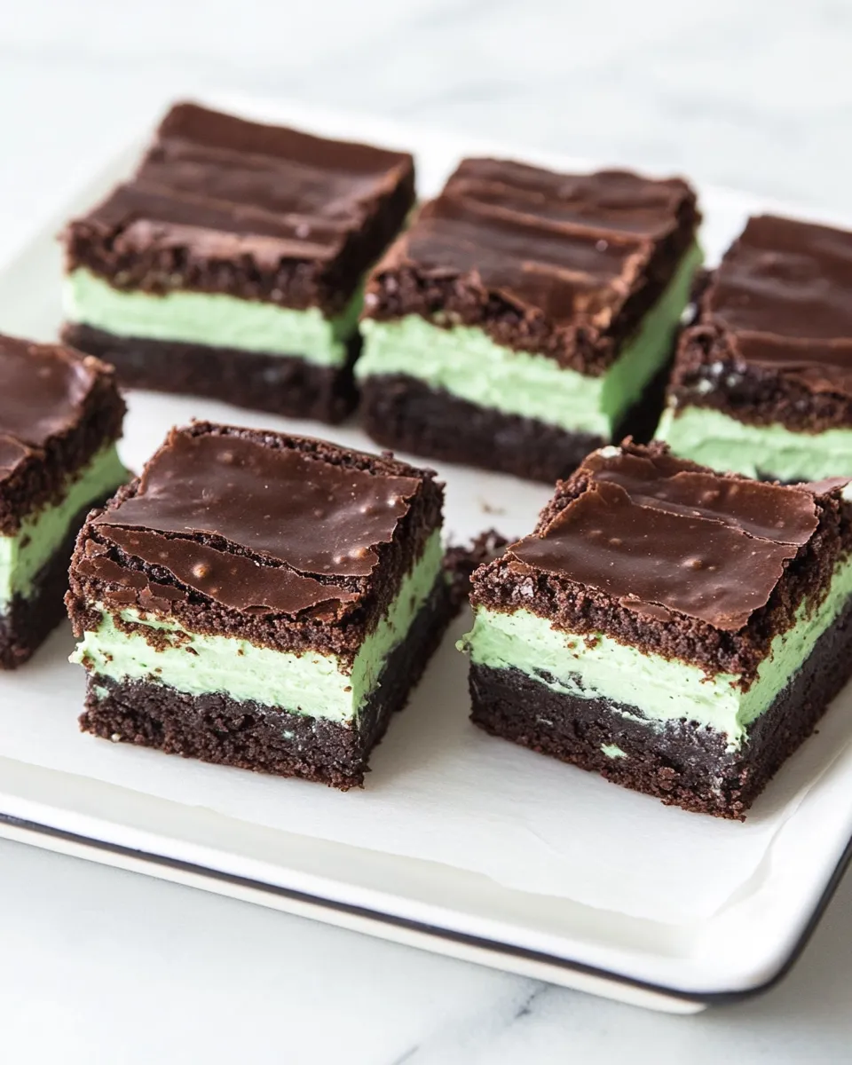 Easy Mint Brownies picture