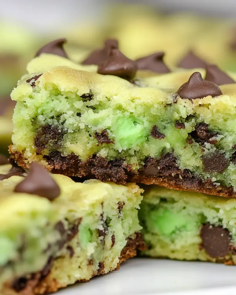 Homemade Mint Chip Brookies photo