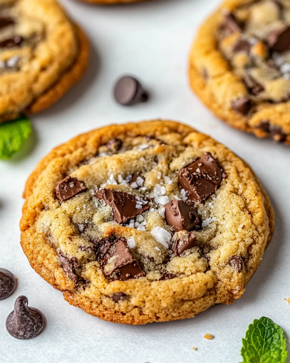 Easy Mint Chocolate Chip Cookies recipe photo
