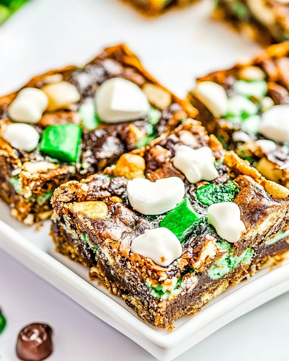 Homemade Mint Magic Bars photo