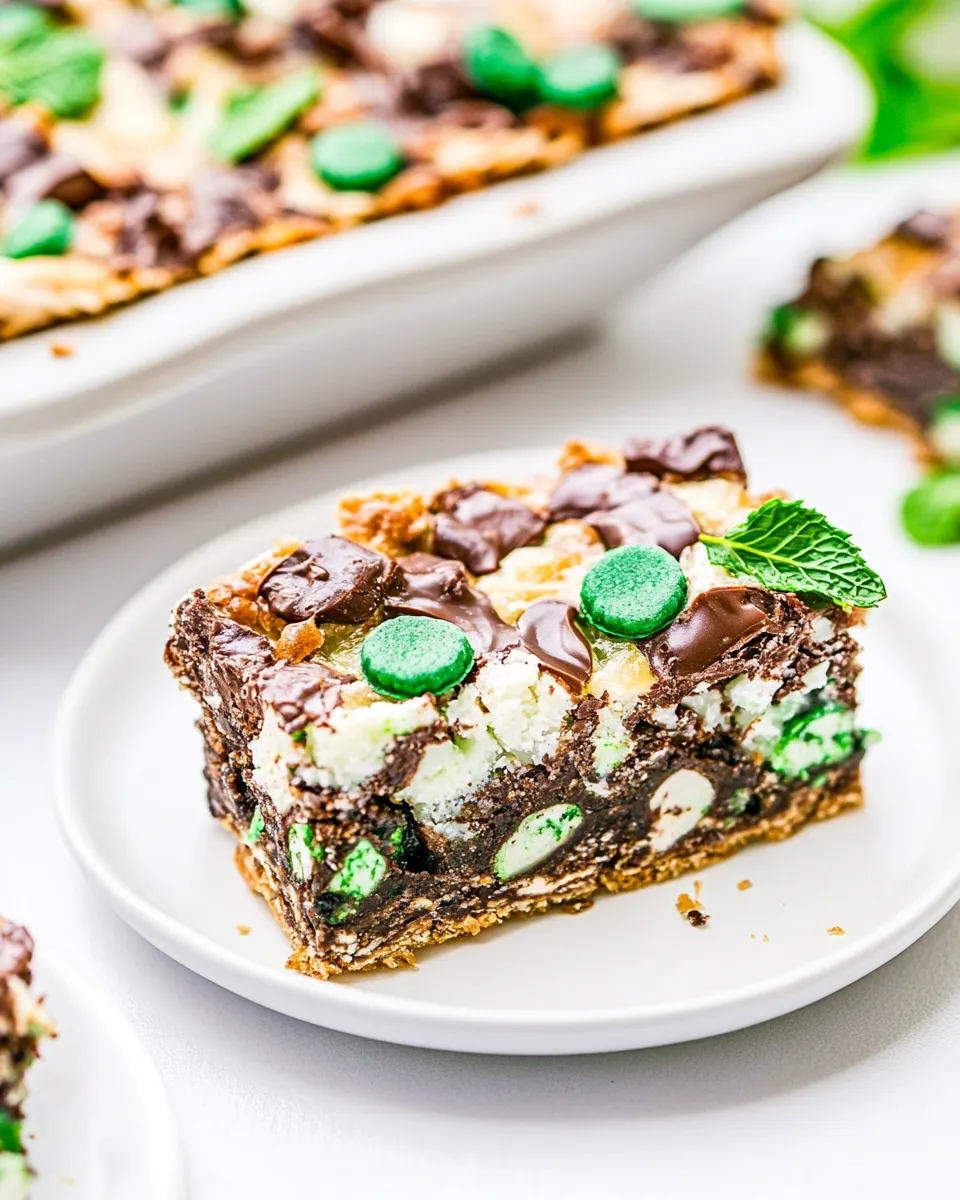 Easy Mint Magic Bars picture