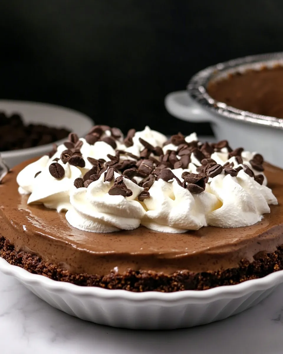 Classic Mocha Pudding Pie image