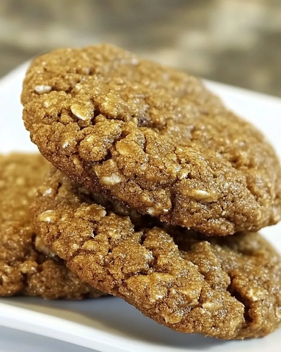 Classic Molasses and Honey Oatmeal Cookies image