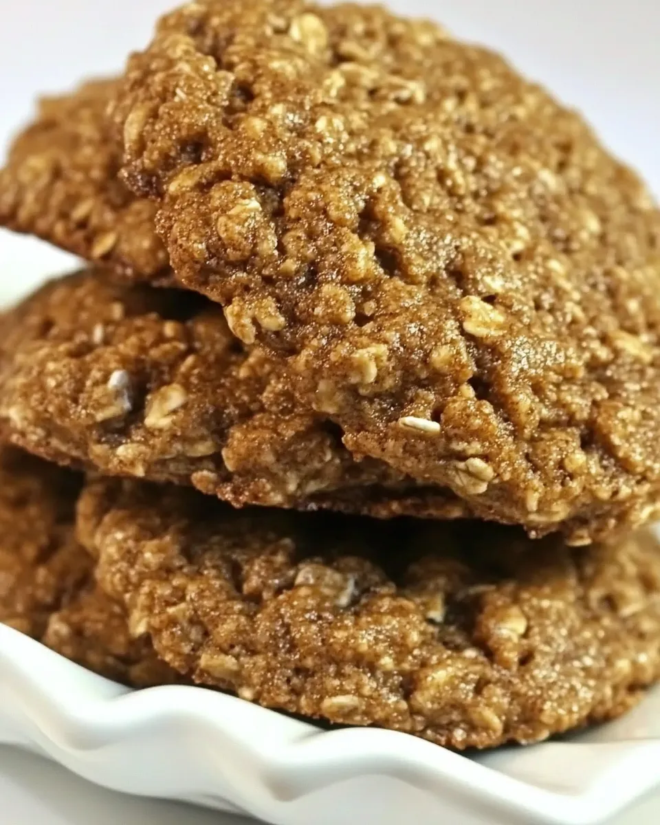 Easy Molasses and Honey Oatmeal Cookies picture