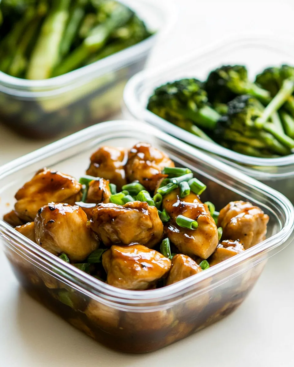Easy Mongolian Chicken Meal Prep Bowls picture
