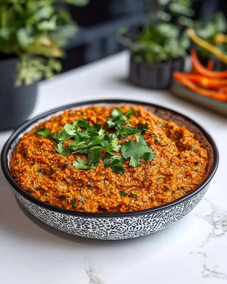 Easy Muhammara: Middle Eastern Red Pepper Dip picture
