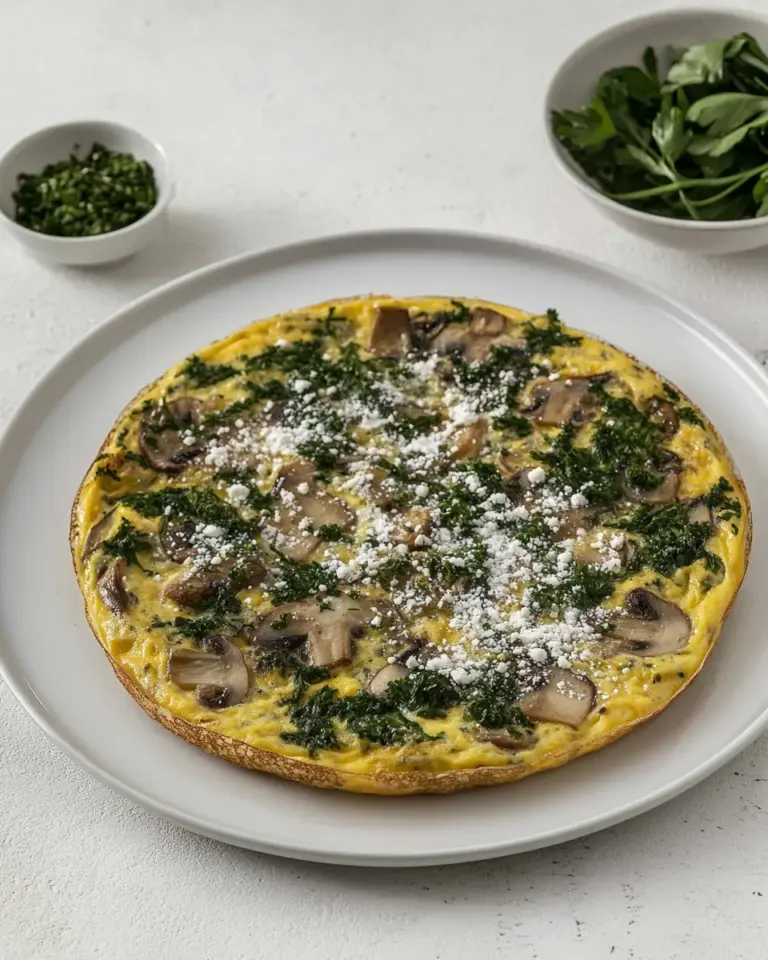Homemade Mushroom Frittata recipe image