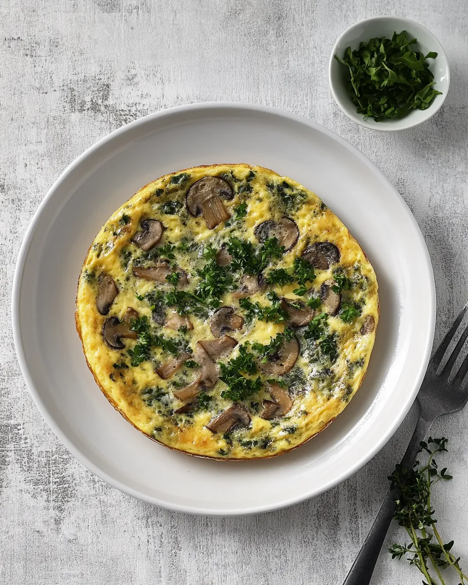 Classic Mushroom Frittata photo