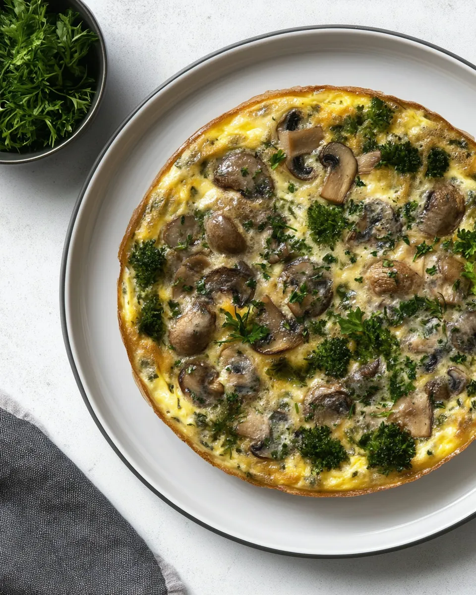 Delicious Mushroom Frittata picture