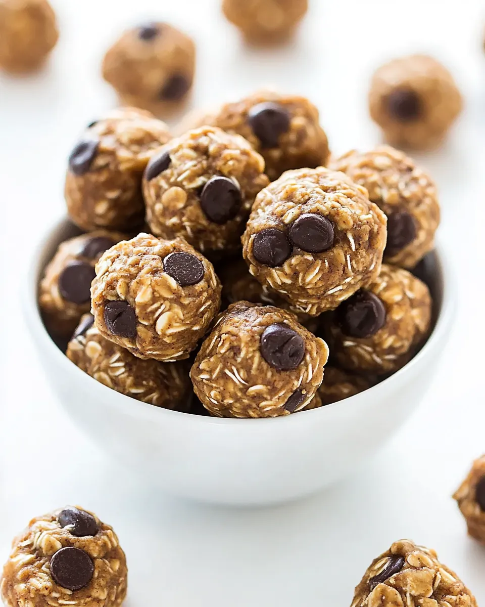 Delicious No Bake Energy Bites shot