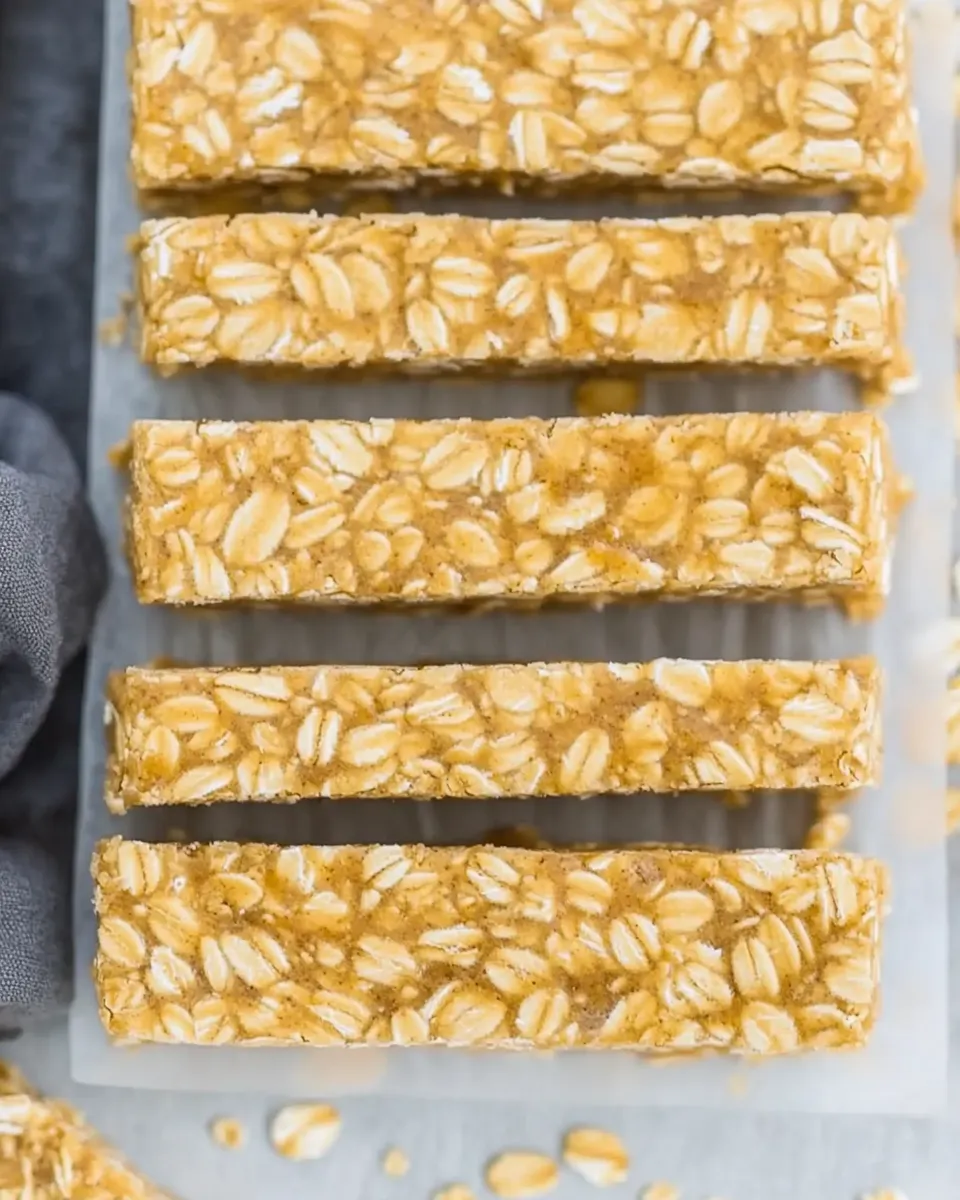 Homemade No Bake Oatmeal Bars photo