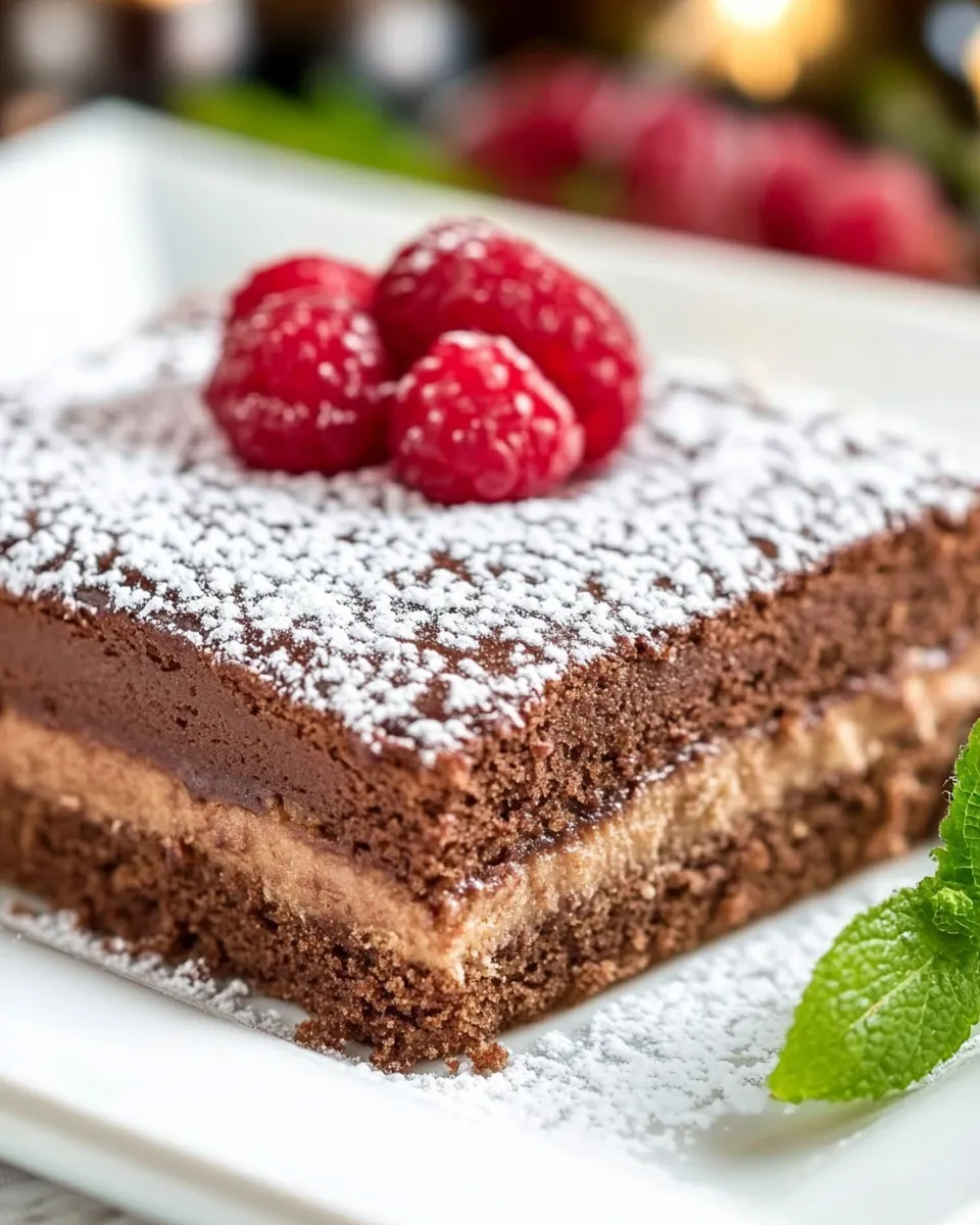 Homemade Nutella Magic Cake picture