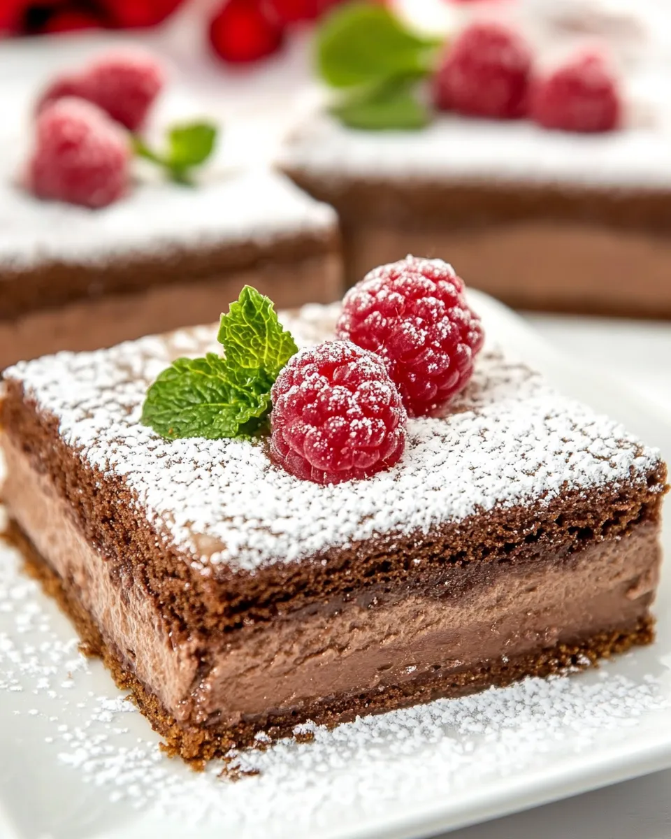 Quick Nutella Magic Cake shot