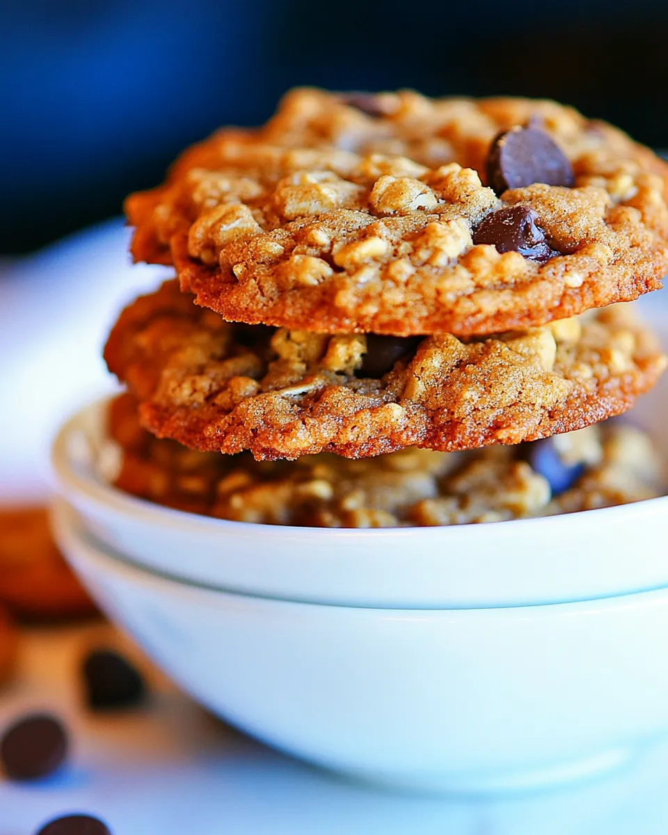 Homemade Oatmeal-Peanut Butter Chip Cookies photo