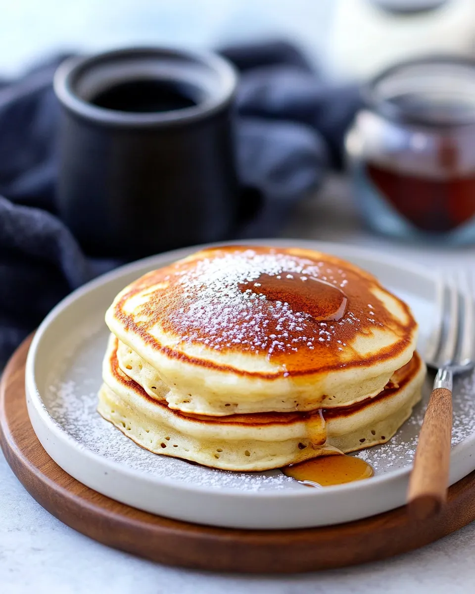Homemade Olive Oil Pancakes photo
