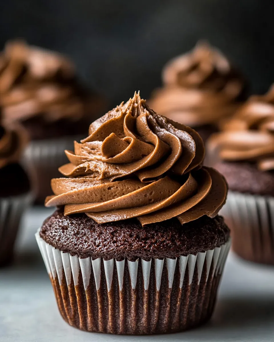 Homemade One-Bowl Chocolate Cupcakes photo