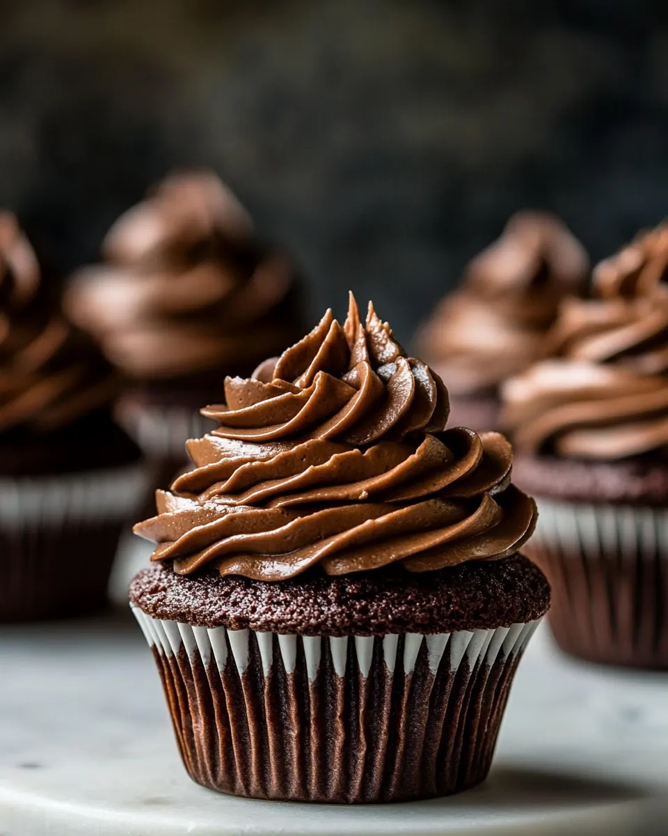 Classic One-Bowl Chocolate Cupcakes image