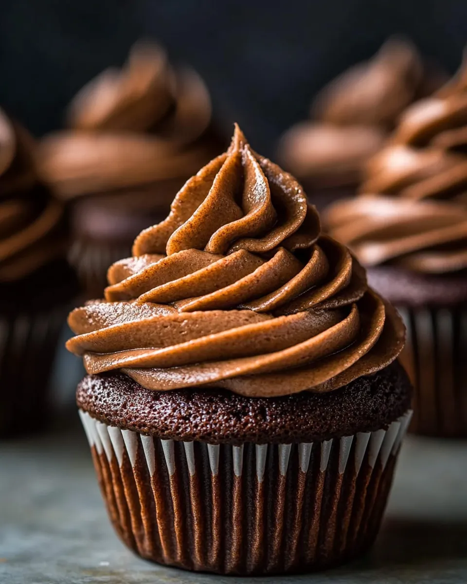 Easy One-Bowl Chocolate Cupcakes recipe photo