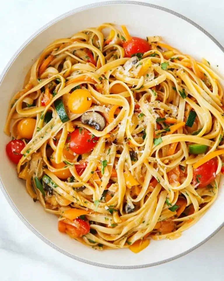 Homemade One Pan Veggie Pasta photo