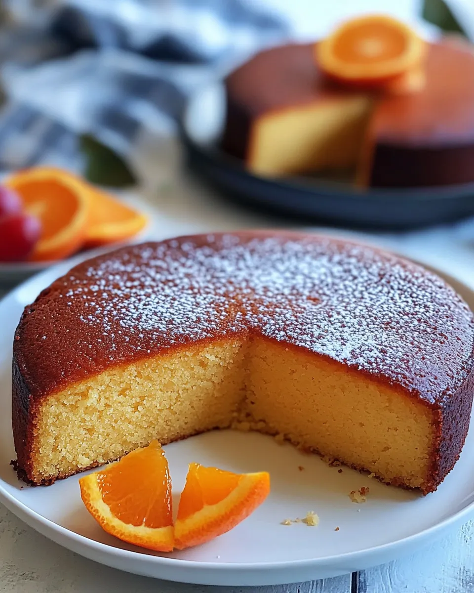Homemade Orange Cake Recipe image