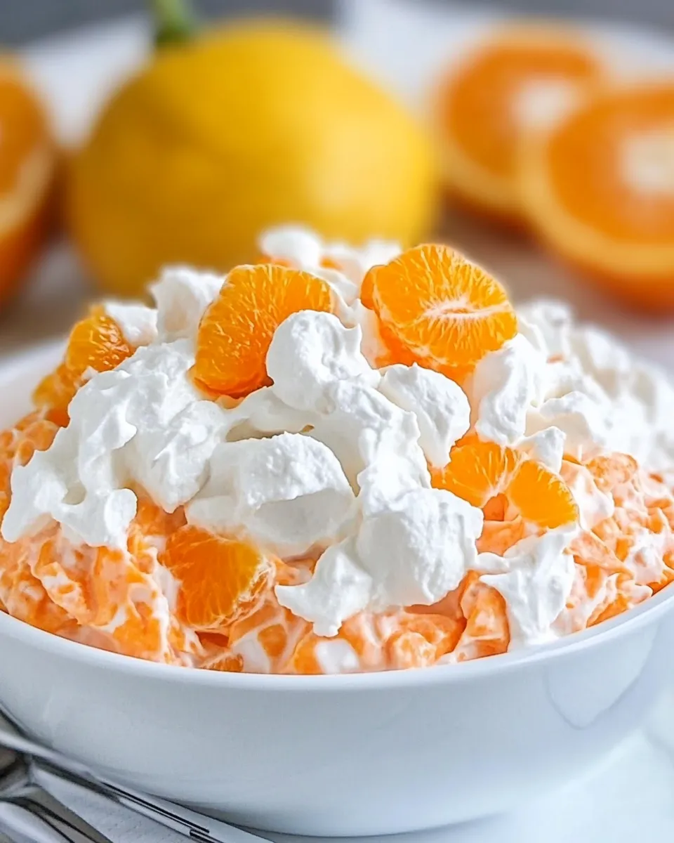 Easy Orange Fluff Salad Recipe picture
