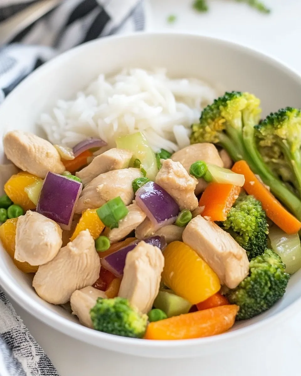 Easy Orange Ginger Chicken Stir Fry picture