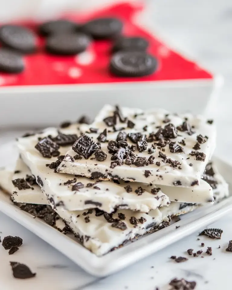Homemade Oreo Cookie Bark photo