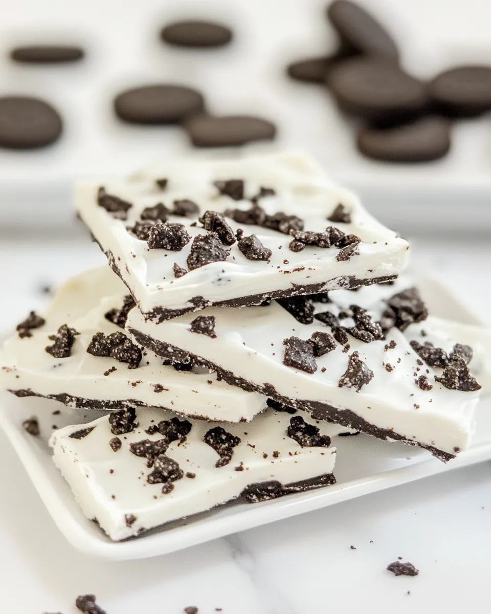 Easy Oreo Cookie Bark picture