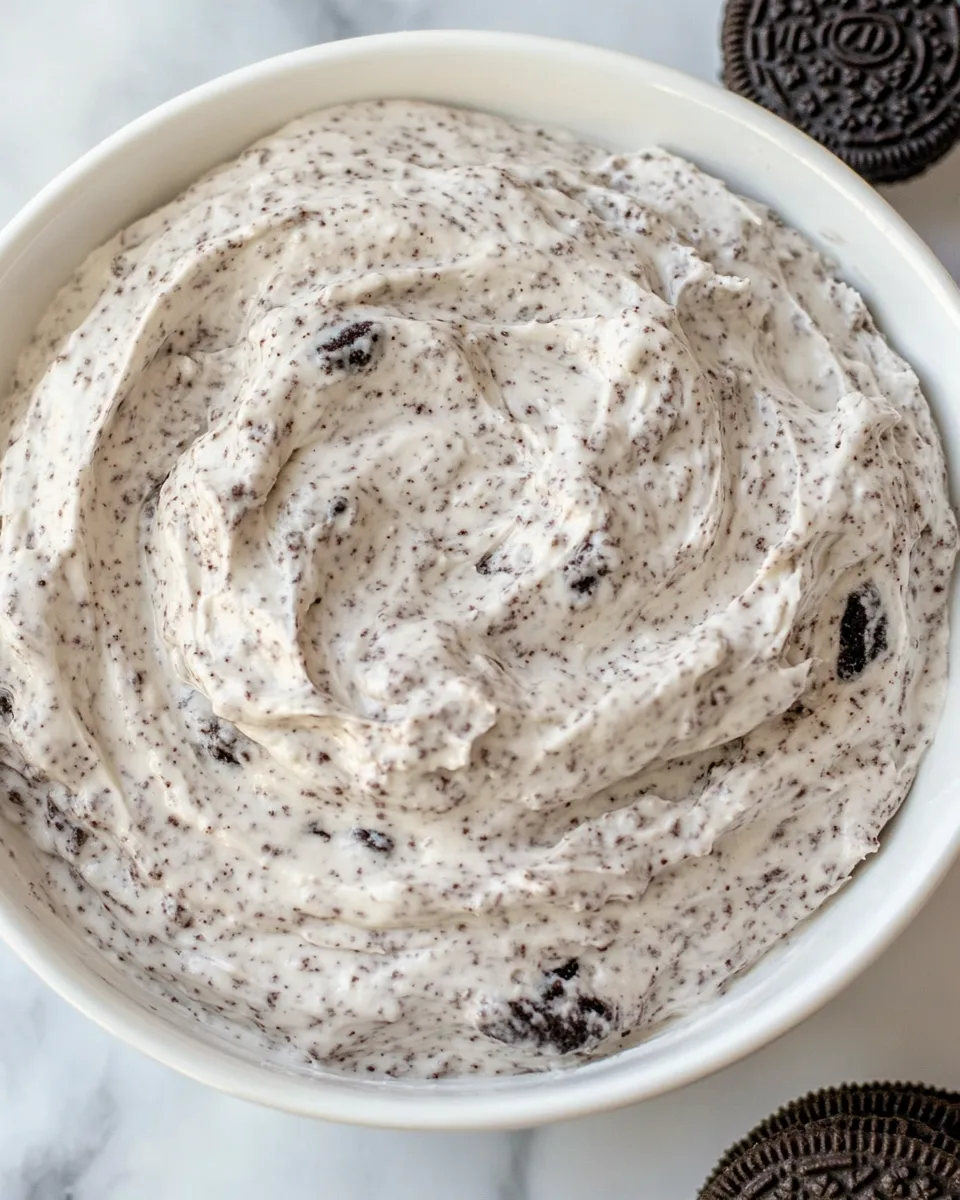 Delicious Oreo Frosting shot