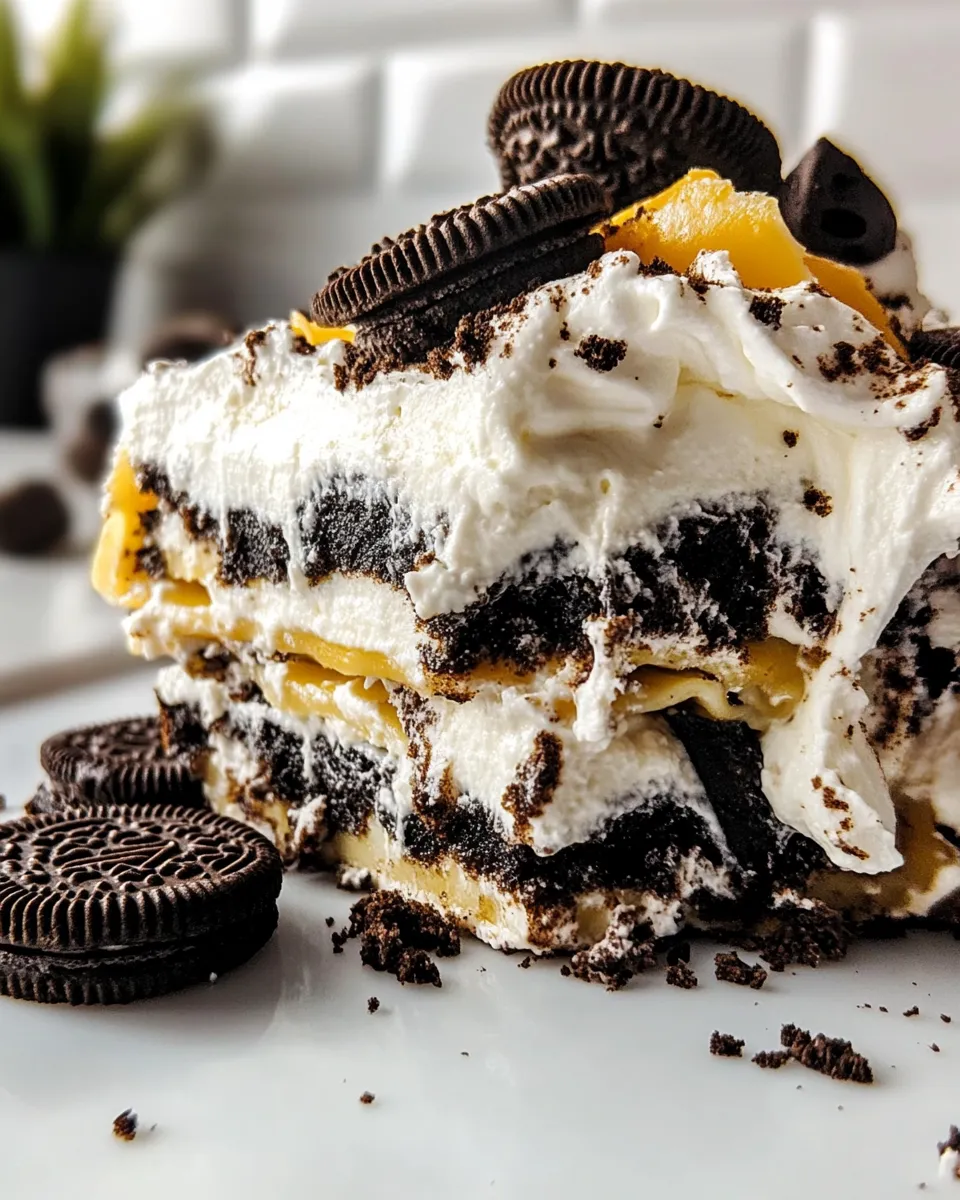 Classic Oreo Lasagna Dessert image