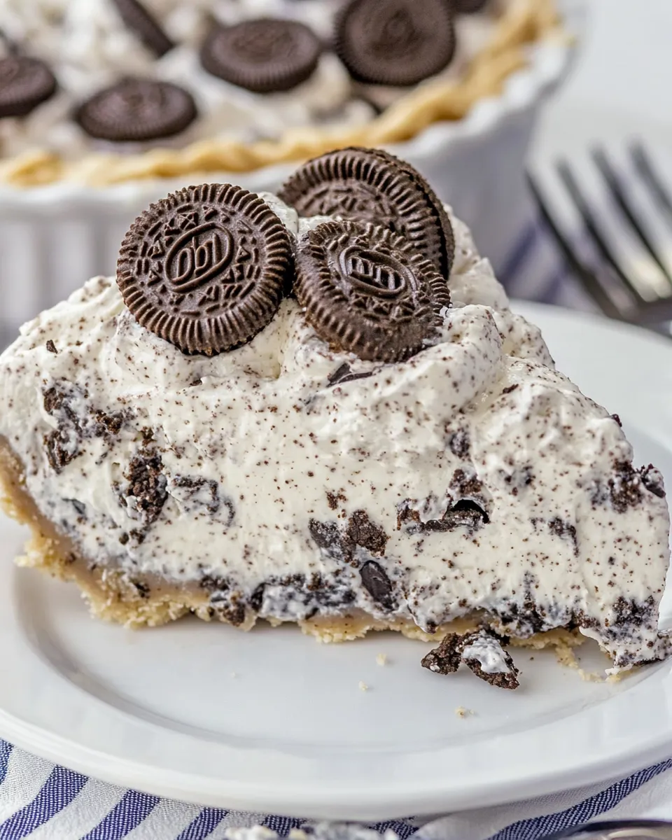 Homemade Oreo Pie (No Bake) photo