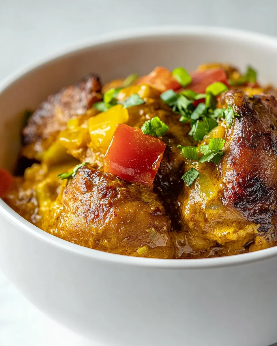 Classic Original Jamaican Curry Chicken recipe image