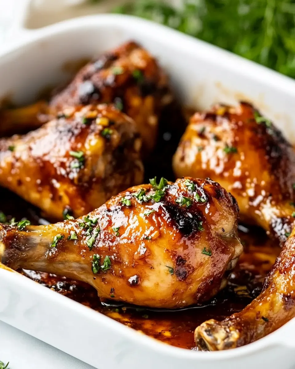 Classic Oven Baked Chicken Legs image