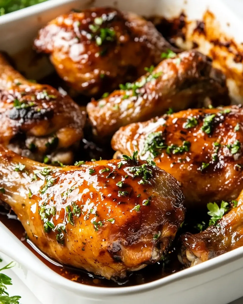 Easy Oven Baked Chicken Legs recipe photo