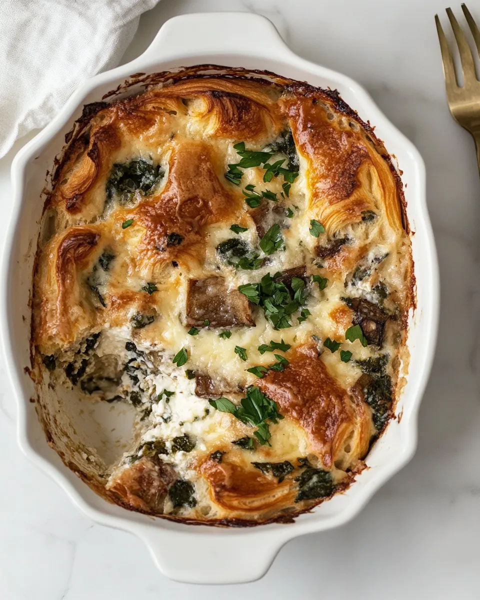 Classic Overnight Croissant Breakfast Bake. image