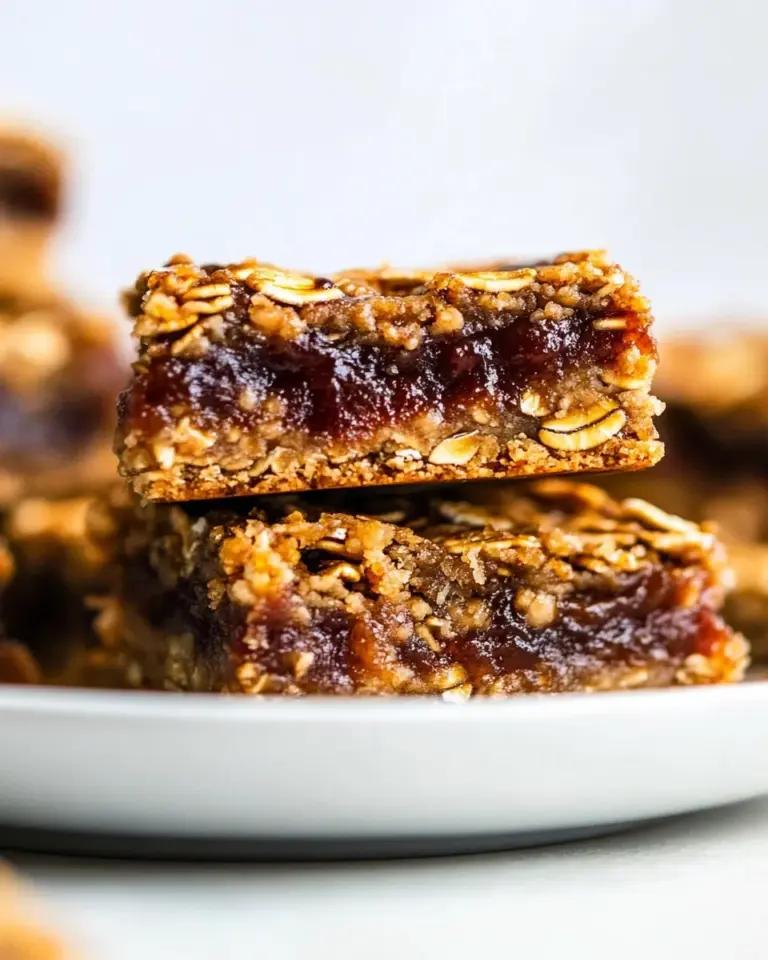Homemade PB &J Healthy, Soft Oatmeal Breakfast Bars photo