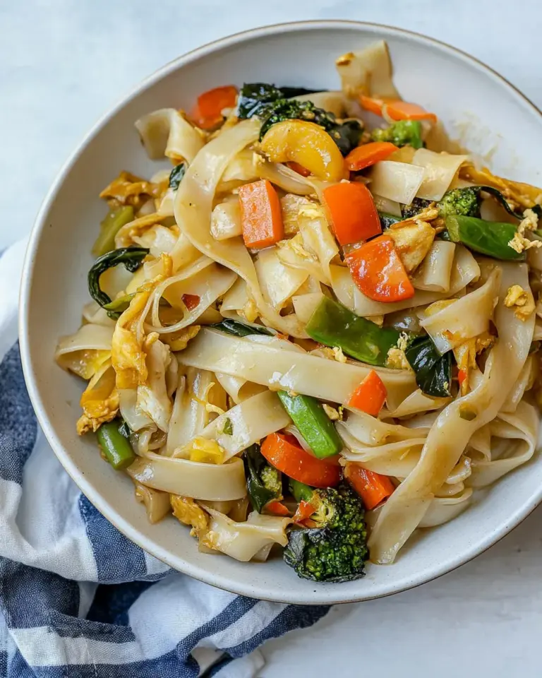 Homemade Pad See Ew (Thai Stir Fry Noodles) photo